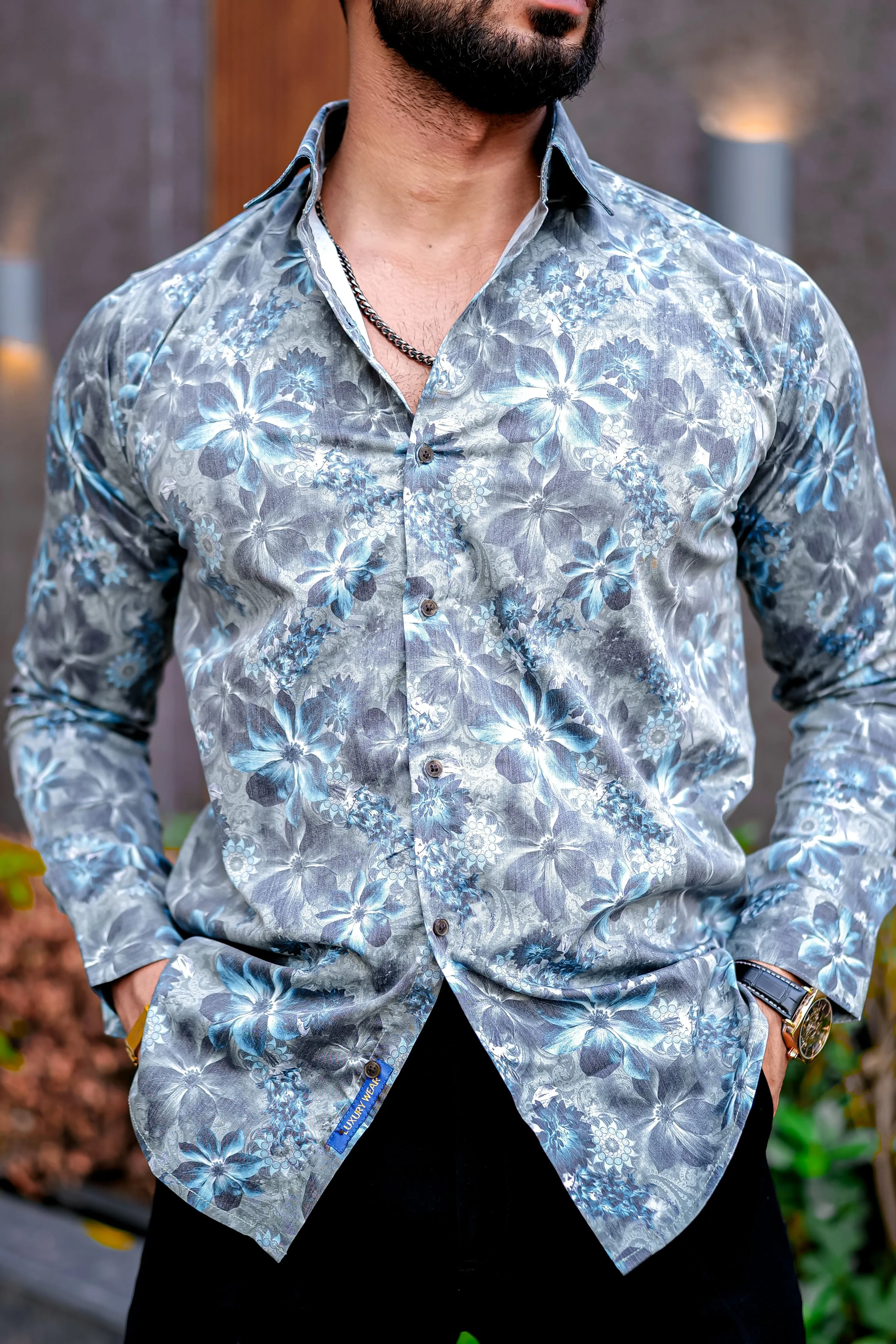 VOZIA Evoke Floral Printed Shirt