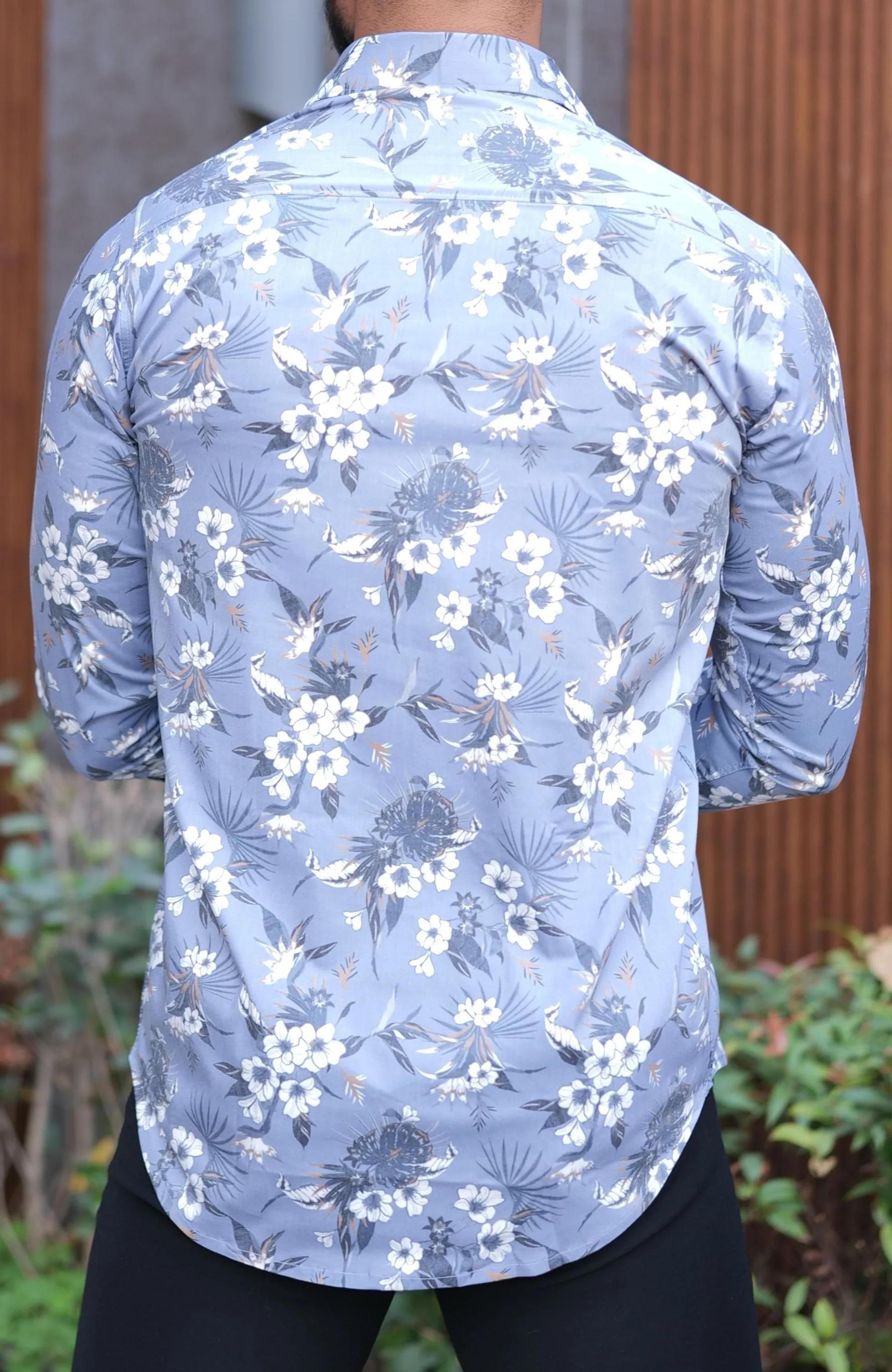 VOZIA Luxe Floral Printed Shirt