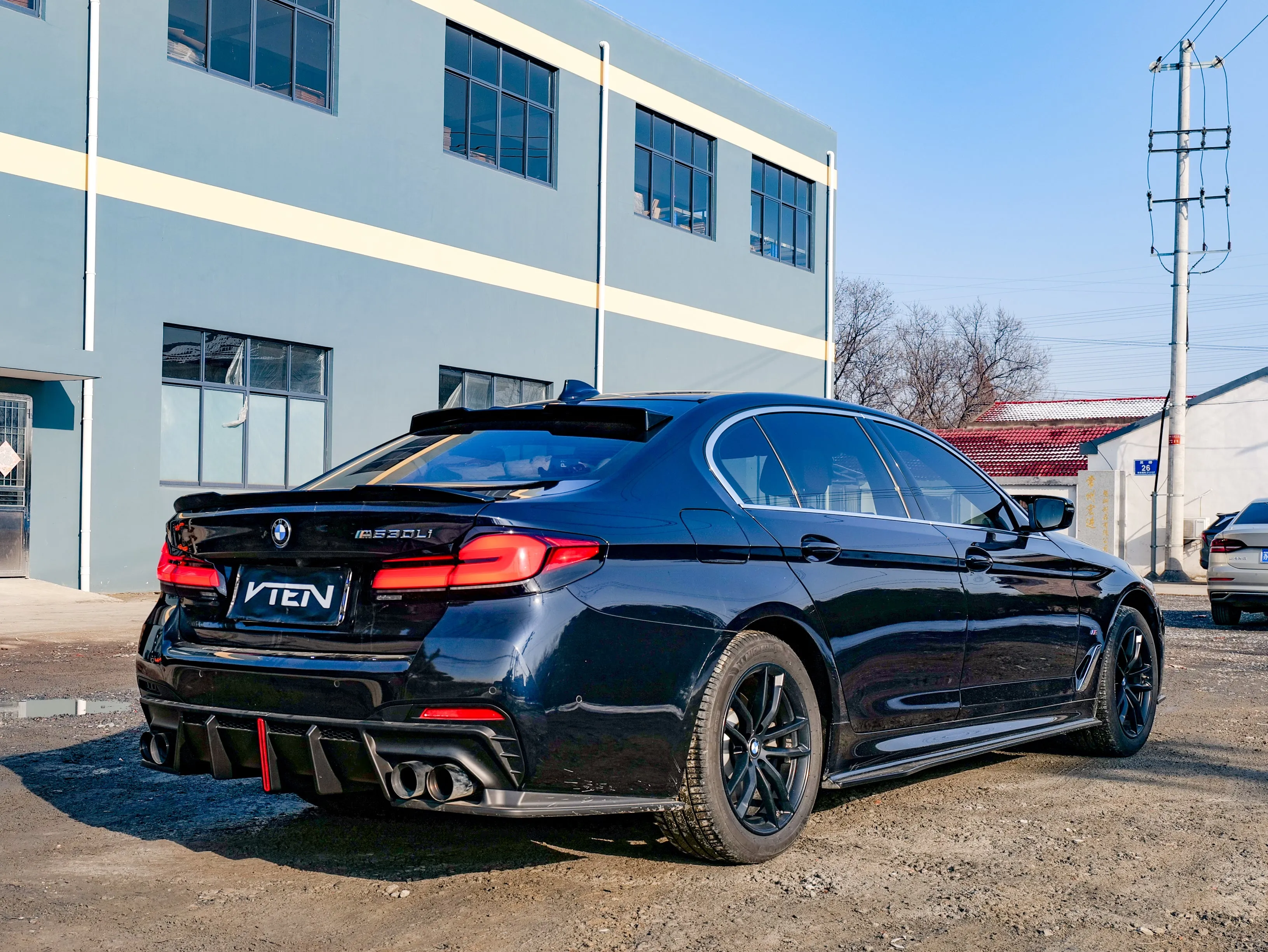 VTEN Side Skirts for BMW 5 Series M550i 540i G30 LCI 2021-ON ABS