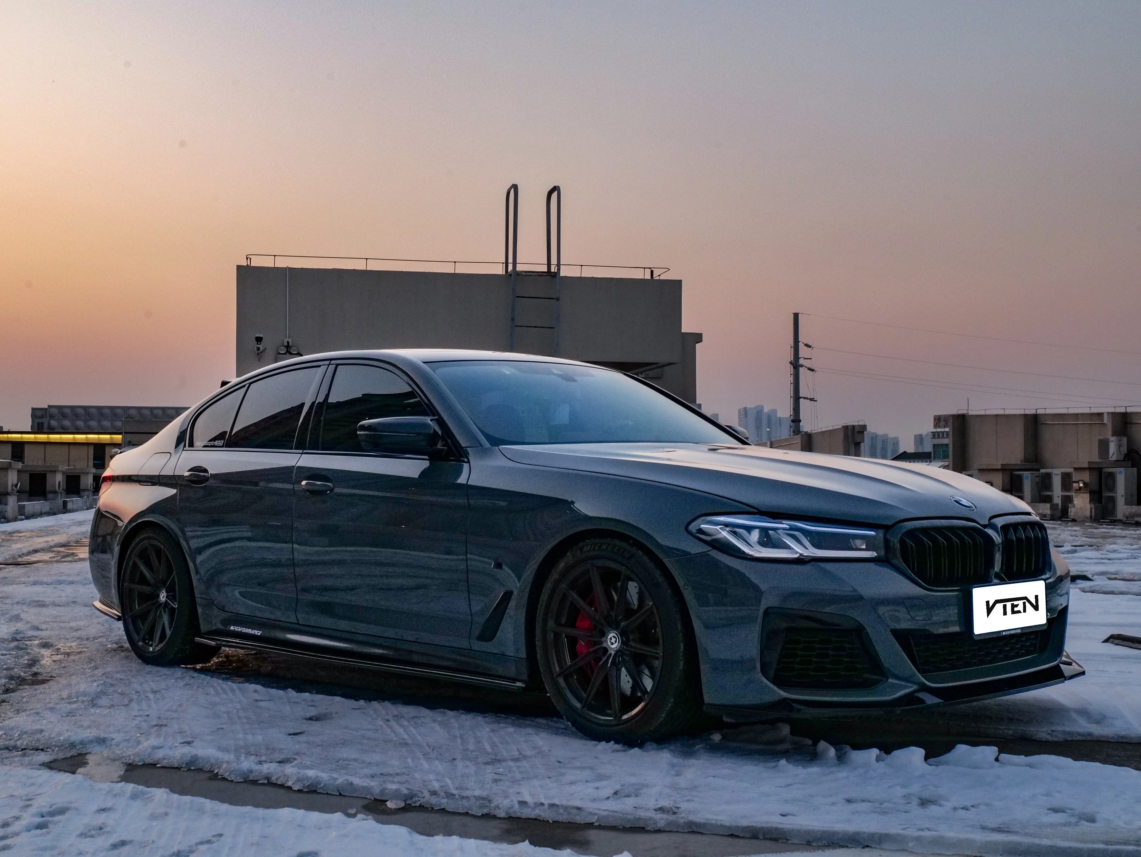 VTEN Side Skirts for BMW 5 Series M550i 540i G30 LCI 2021-ON ABS
