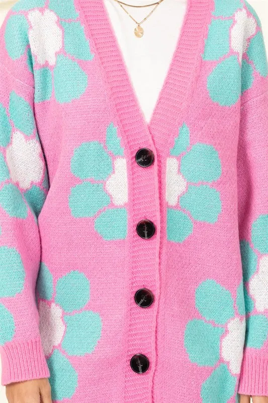 Warm And Bright Oversized Cardigan
