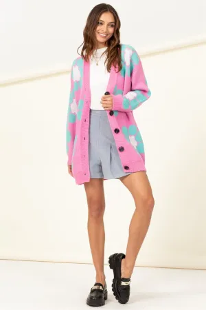 Warm And Bright Oversized Cardigan