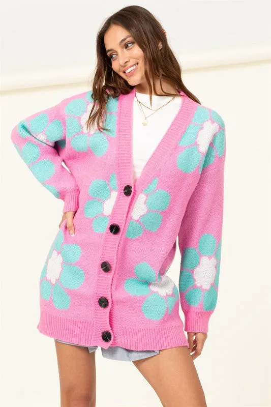 Warm And Bright Oversized Cardigan