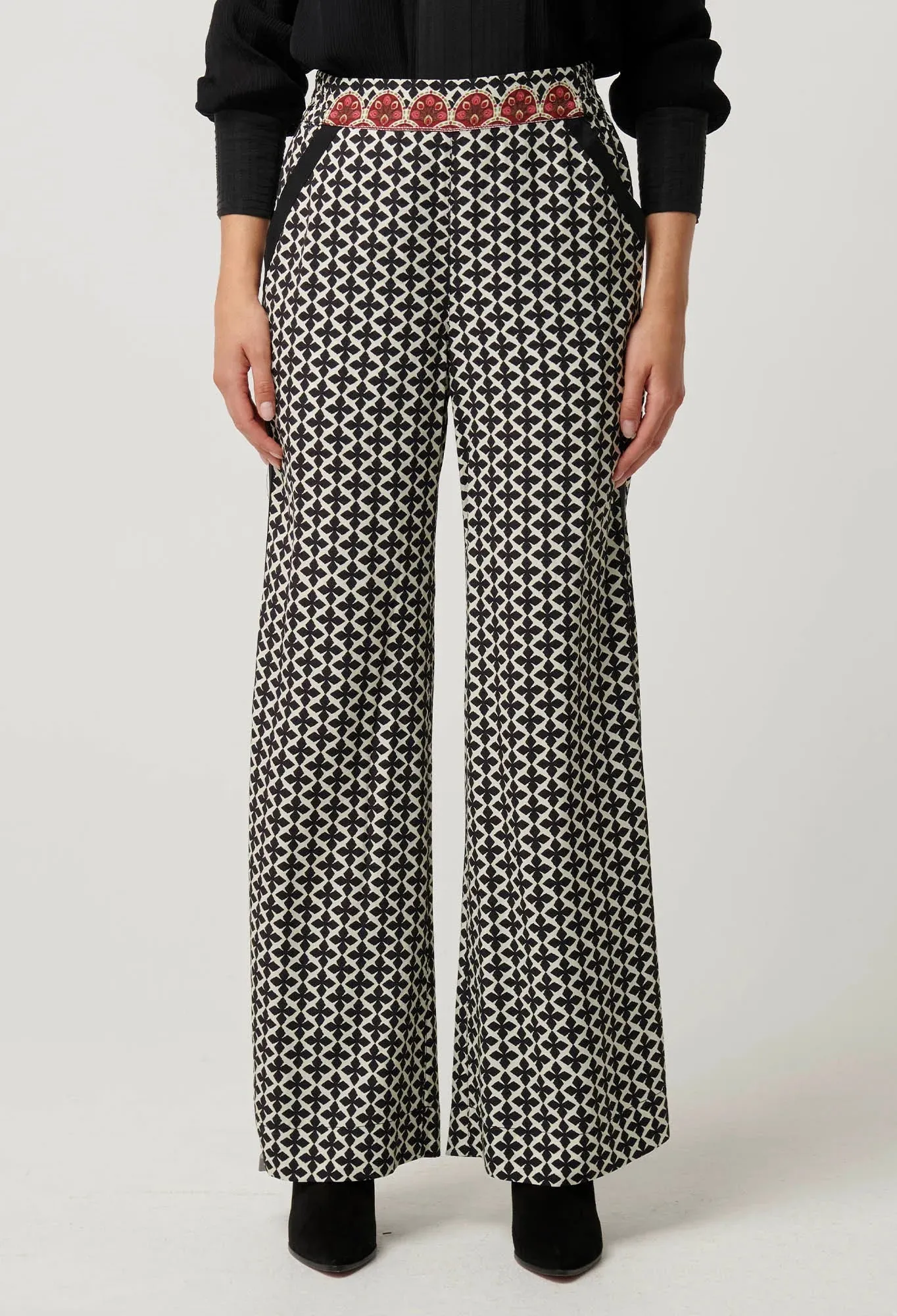 Willow Viscose Dobby Pant in Country Tapestry