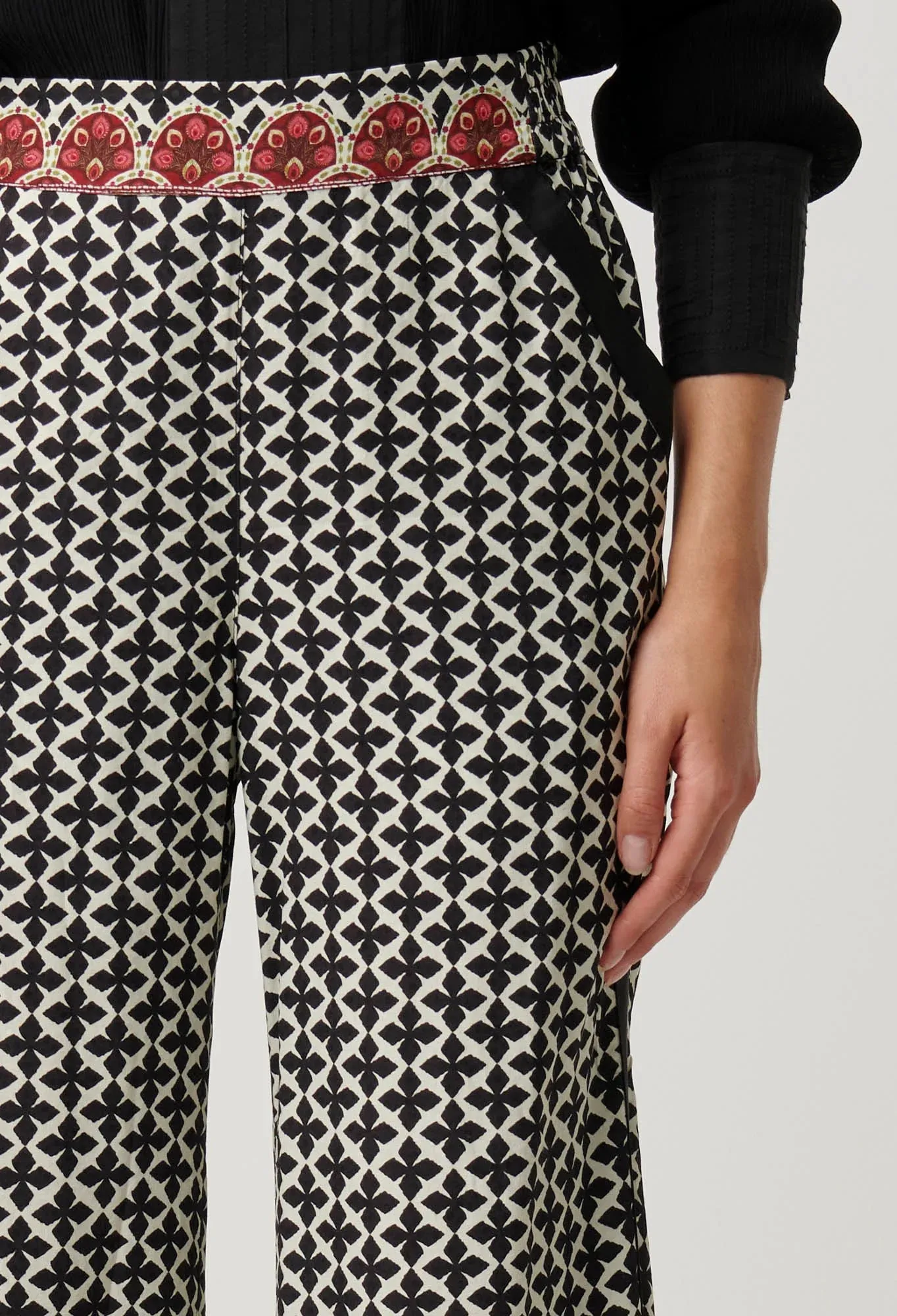 Willow Viscose Dobby Pant in Country Tapestry