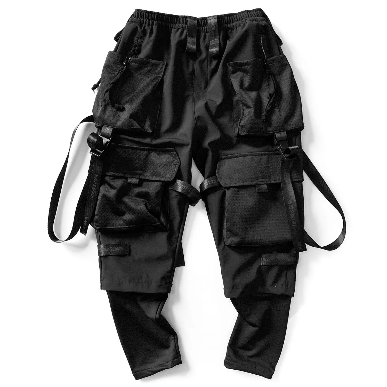 WLS Dark Urban Techwear Cargo Pants