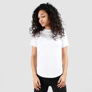 WOMEN-ESSENTIAL-PERFORMANCE T-SHIRT (WHITE)