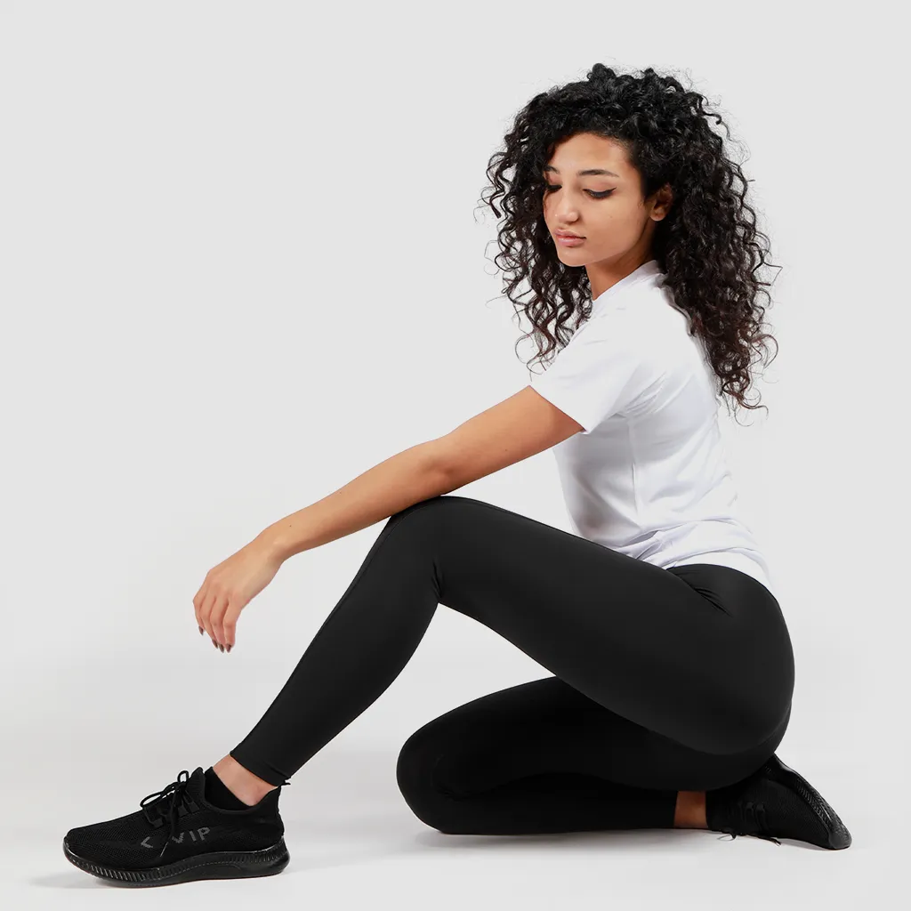 WOMEN-ESSENTIAL-PERFORMANCE T-SHIRT (WHITE)