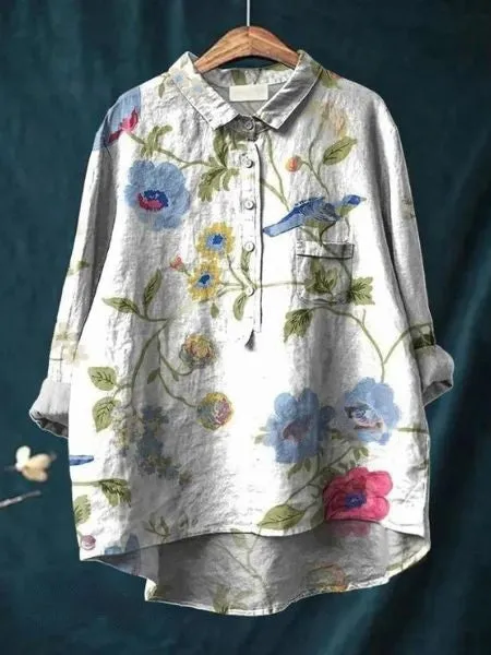 Women's | Blouse with floral print