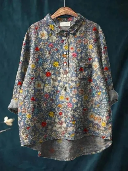 Women's | Blouse with floral print