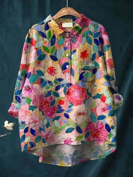 Women's | Blouse with floral print