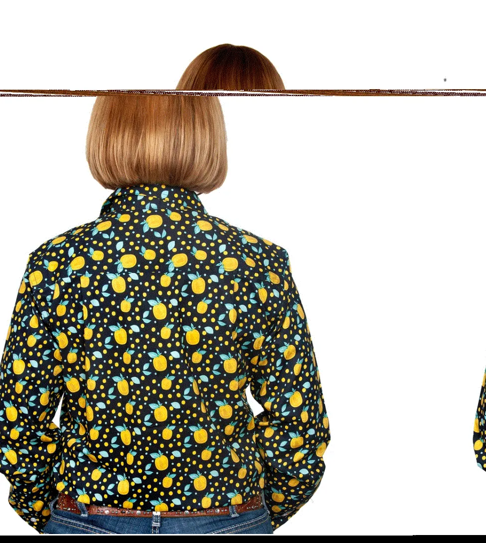 WWLS2100 Just Country Women's Abbey Work Shirt Lemons