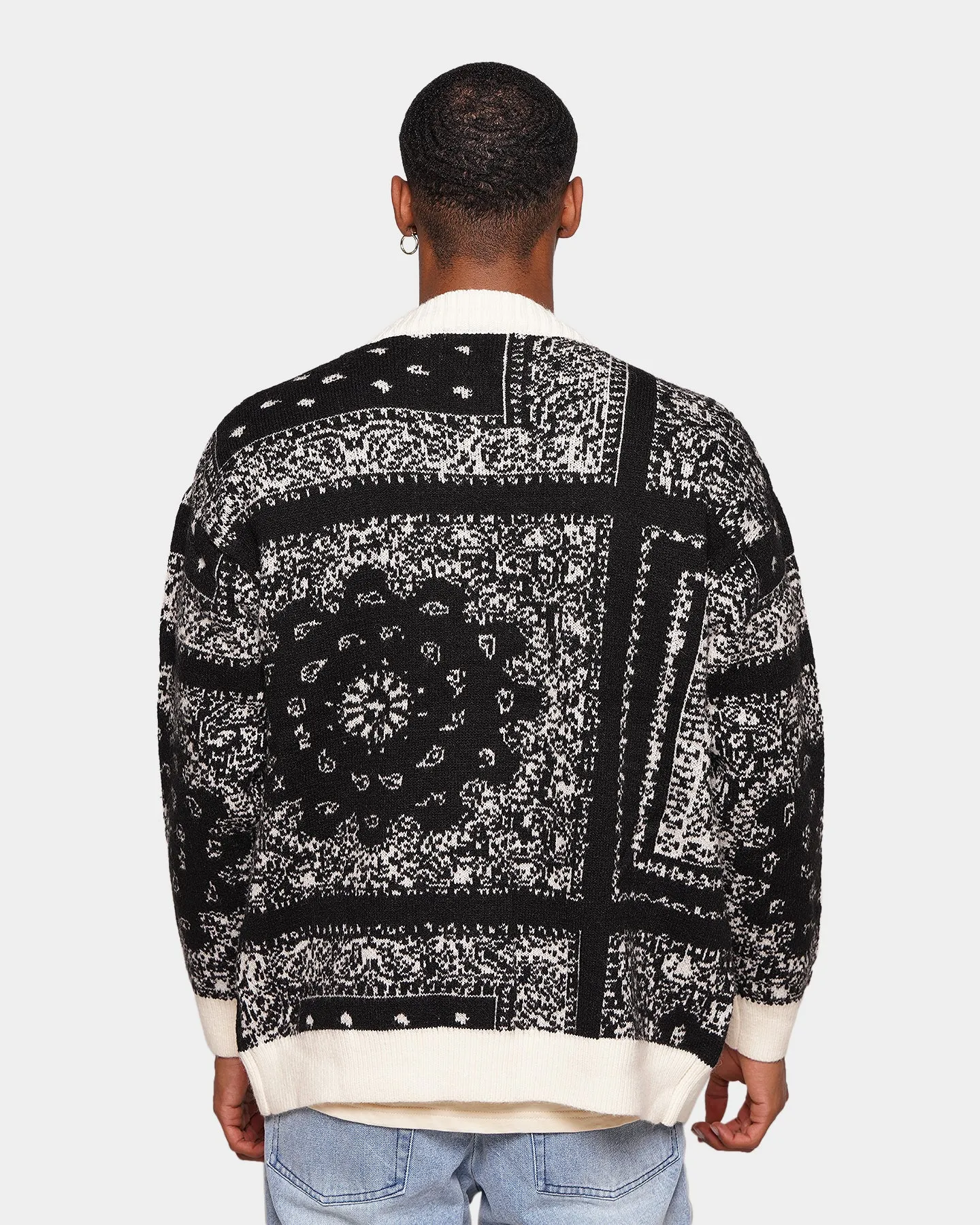 XXIII Bea Bandana Cardigan Black